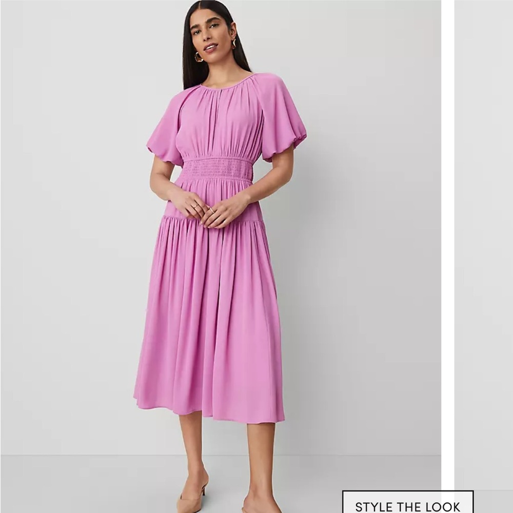Very Pretty and Feminine Ann Taylor Orchid Dress Size 18 and NWT